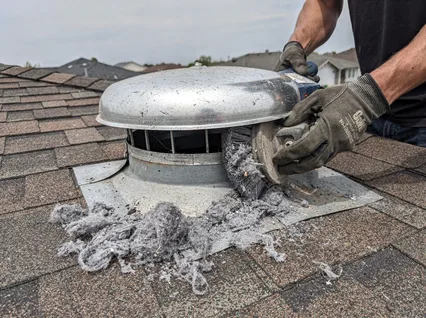 Cleaning Dryer Vent On Roof in Rancho Santa Margarita