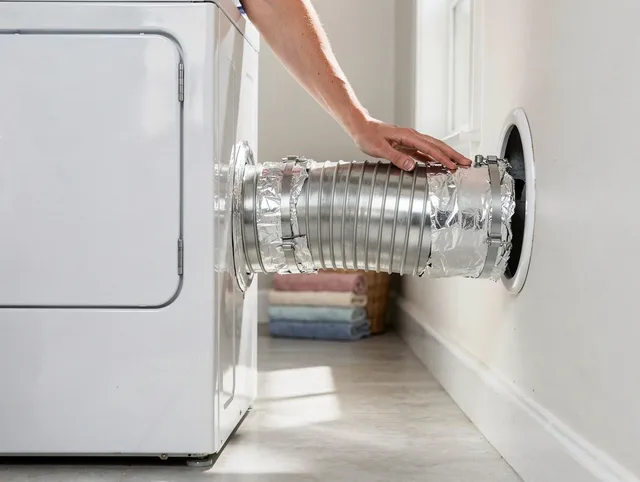 Professional dryer vent hose installation by Rancho Santa Margarita Dryer Vent Cleaning in Rancho Santa Margarita