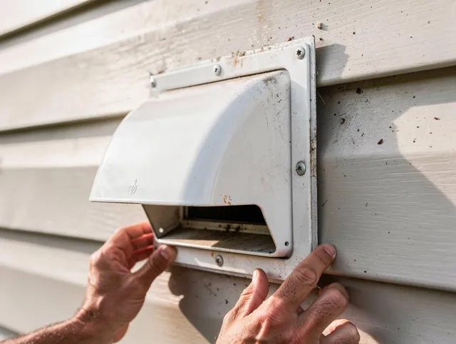 Rancho Santa Margarita Dryer Vent Cleaning technician delivering thorough residential dryer vent cleaning service in Rancho Santa Margarita